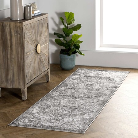 Nuloom Maryanne Transitional Medallion Area Rug 2ft 6in x 8ft LPCT01A-2608